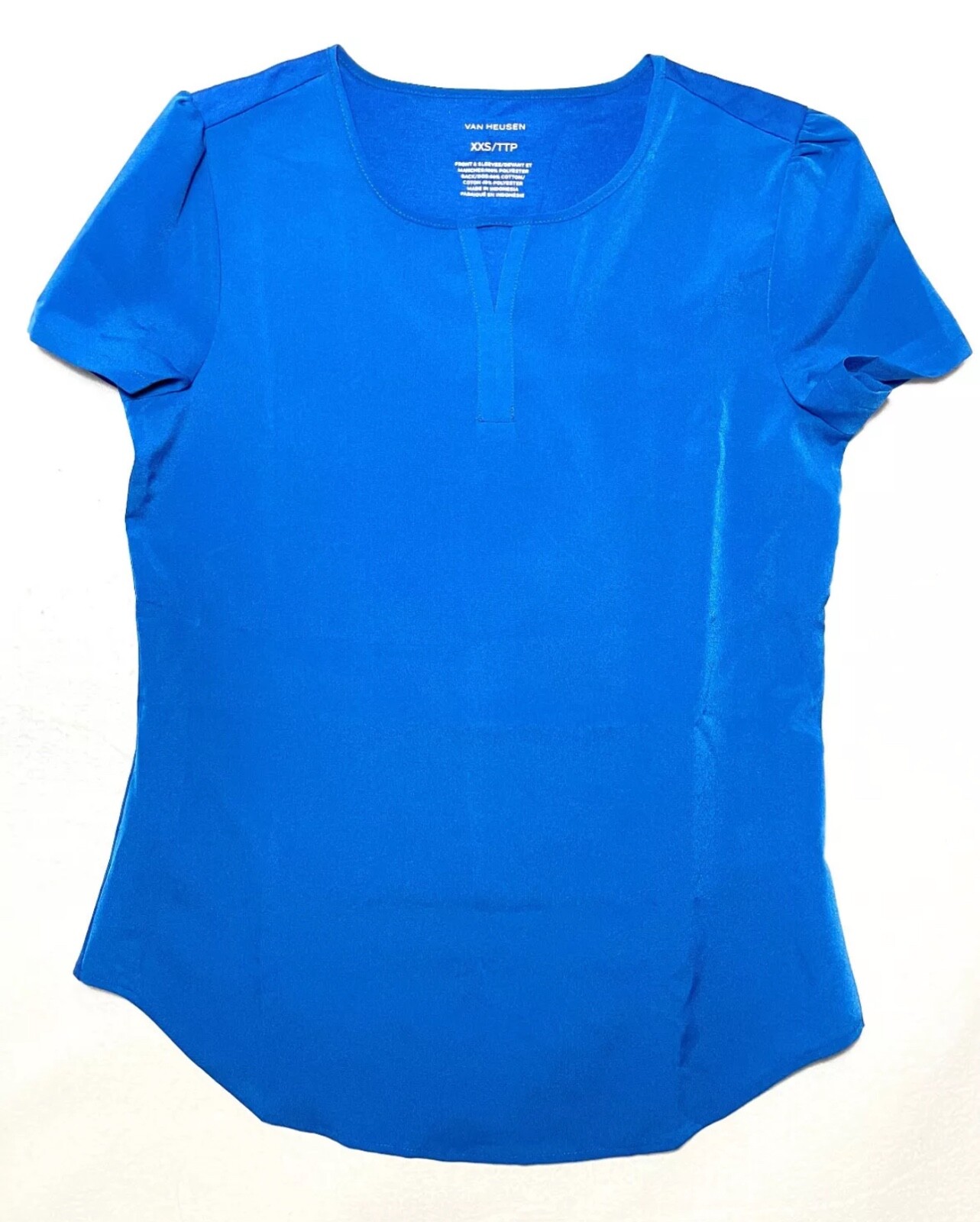 Women’s Blouse Van Heusen, Short Sleeves Top Mint Green, Blue, Cantaloupe NWT