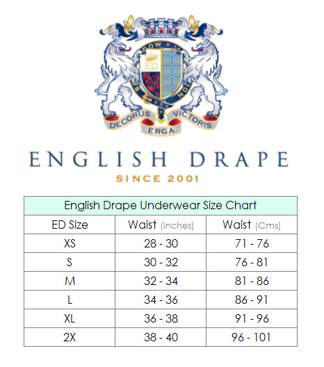 2-Pack Men’s English Drape Underwear Sport Brief