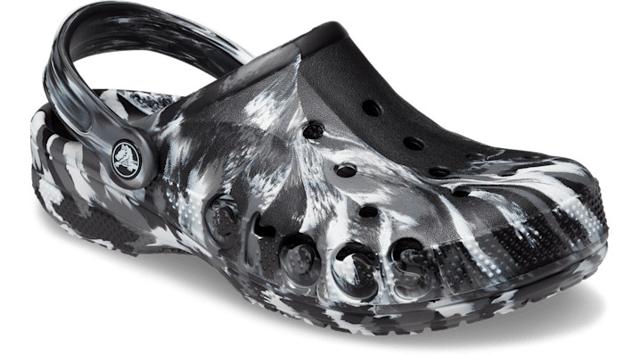 Crocs Men’s and Women’s Baya Marbled Clogs | Slip On Shoes | Tie Dye Crocs