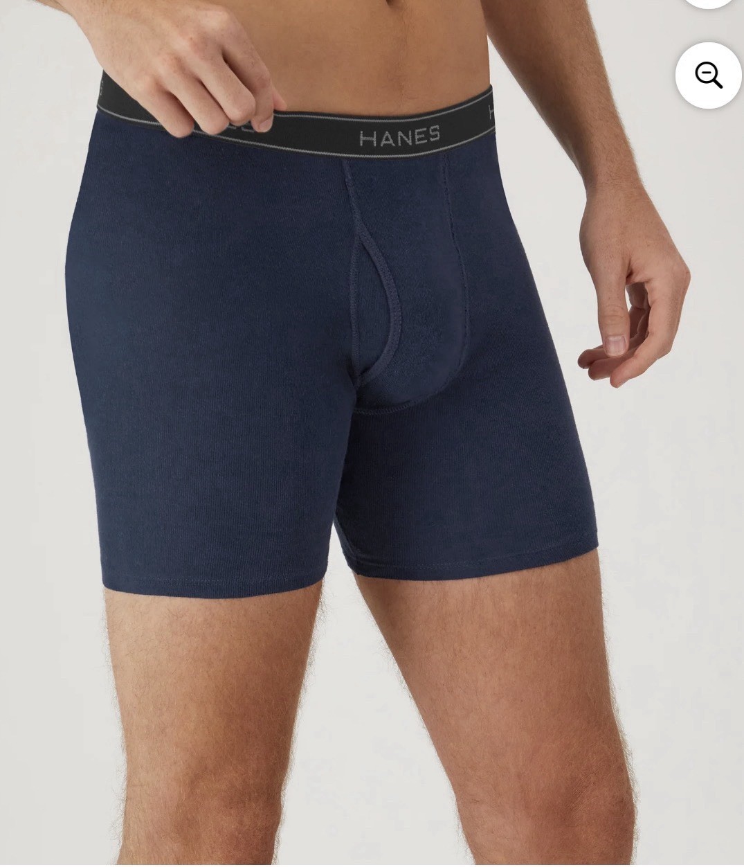 10-Pack HANES Men’s XL Boxer Briefs Tagless Comfort Flex Waistband Solid Colors