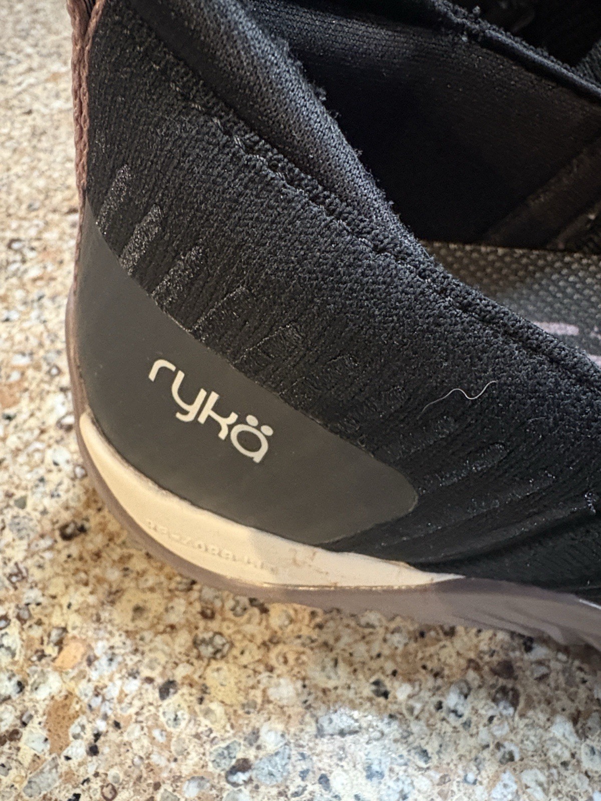 Ryka Echo Knit Women’s Slip-On Athletic Sneaker Low Top Fabric Black – Sz 10
