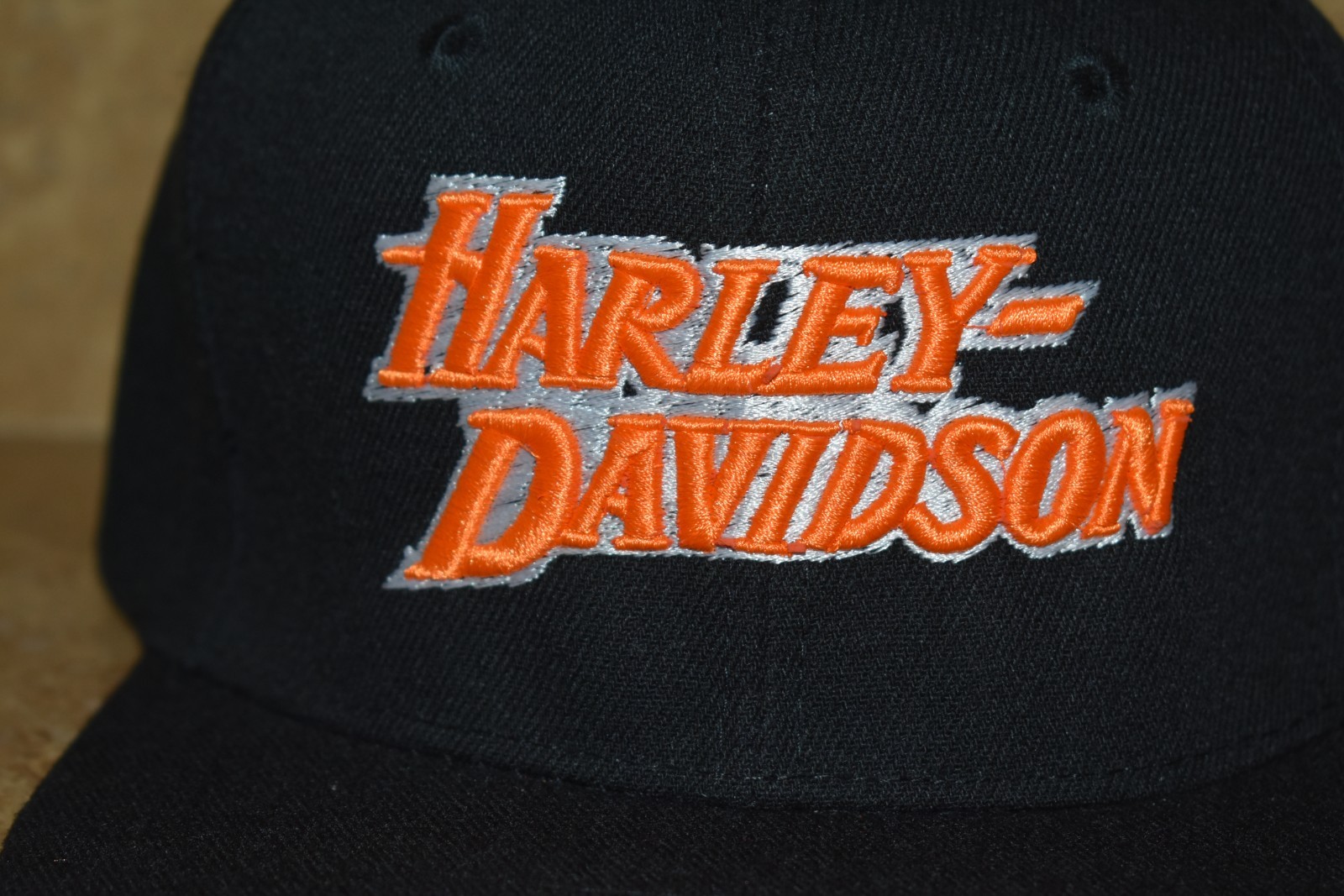VINTAGE VTG 80-90’s Harley Davidson Classic 3D EMBROIDERED Logo Baseball Hat Cap