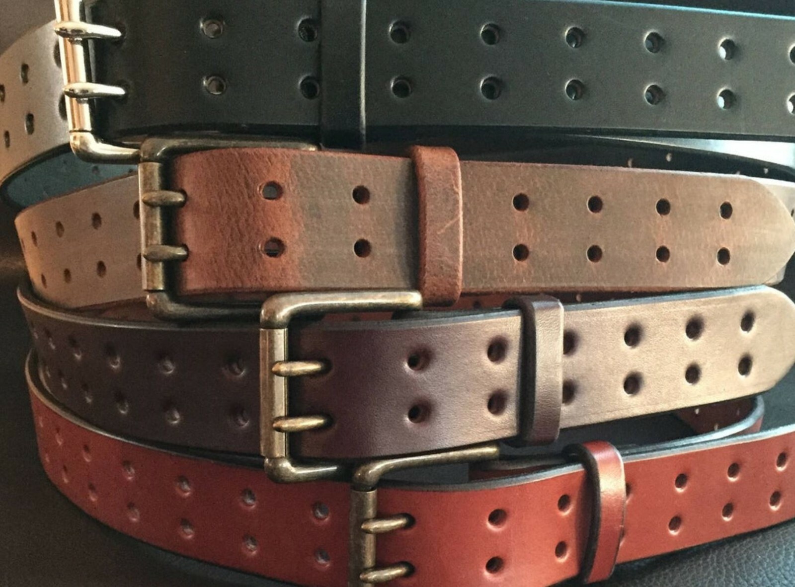 Amish Handmade Leather Gun Holster Dress Work Belt – Genuine Wickett & Craig USA