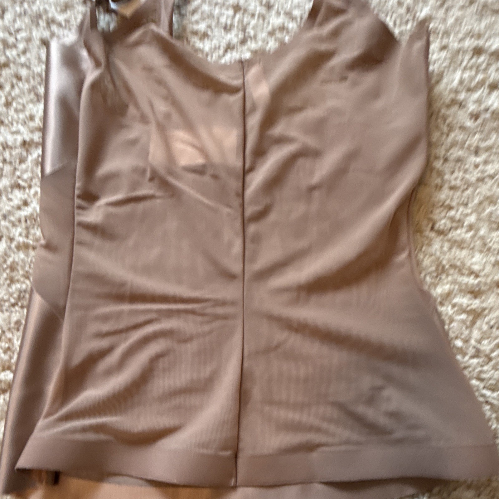 SPANX Shaping Tank Shapewear, Moderate Body Compression, Beige XL, Wireless