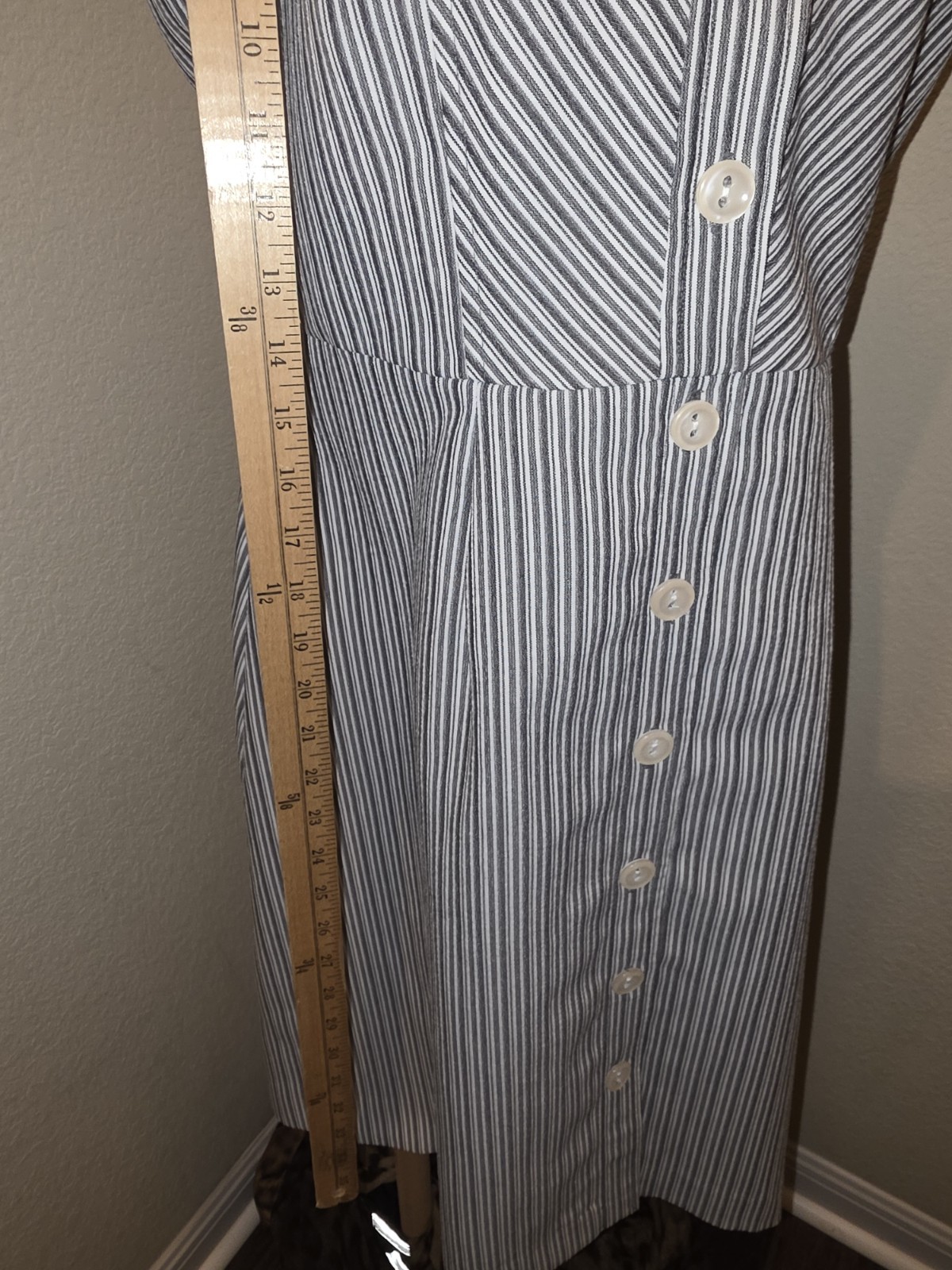 Sweet Retro Dress with Peter Pan Collar Size Large