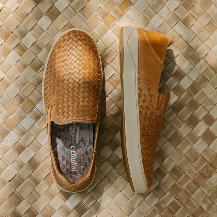 Sale! Men’s Olukai Lae‘ahi Lauhala Woven Leather Shoes – 3 Color – Free Ship⚡