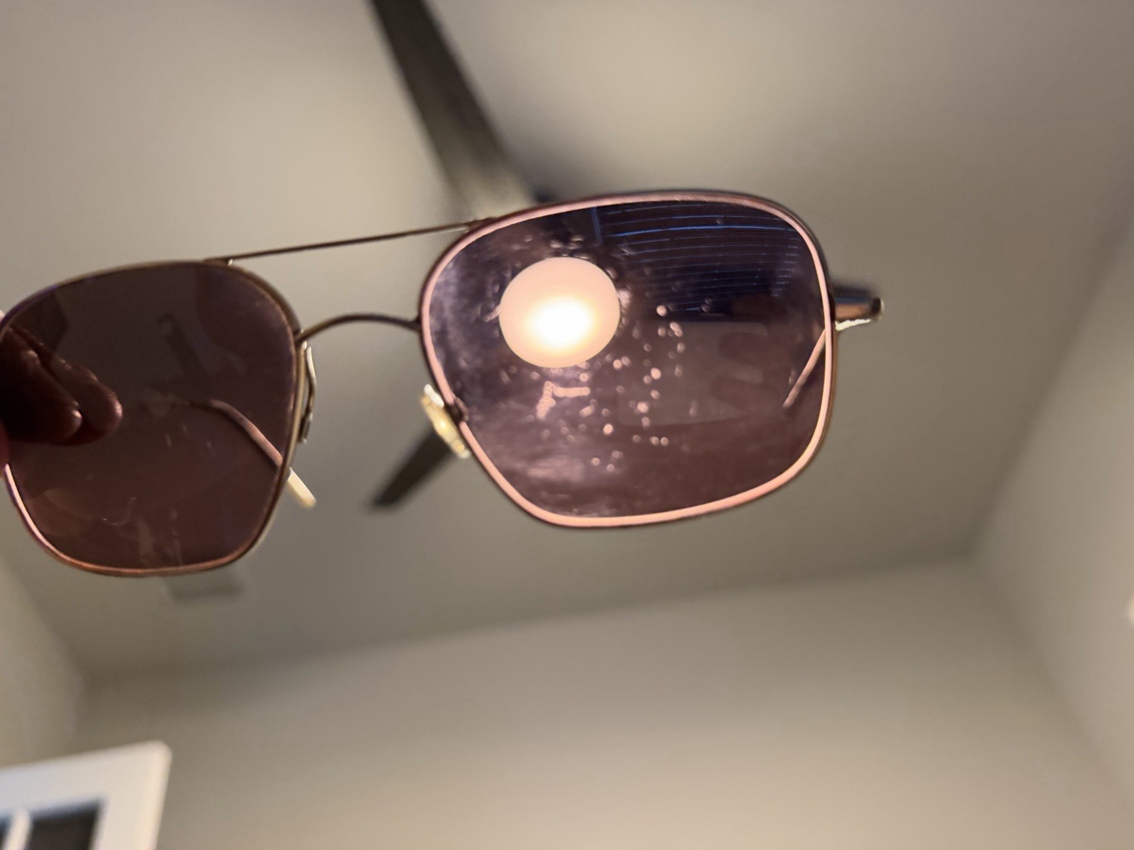 Oliver Peoples Victory 58 VFX Gold/Cognac Gradient Preowned See Description