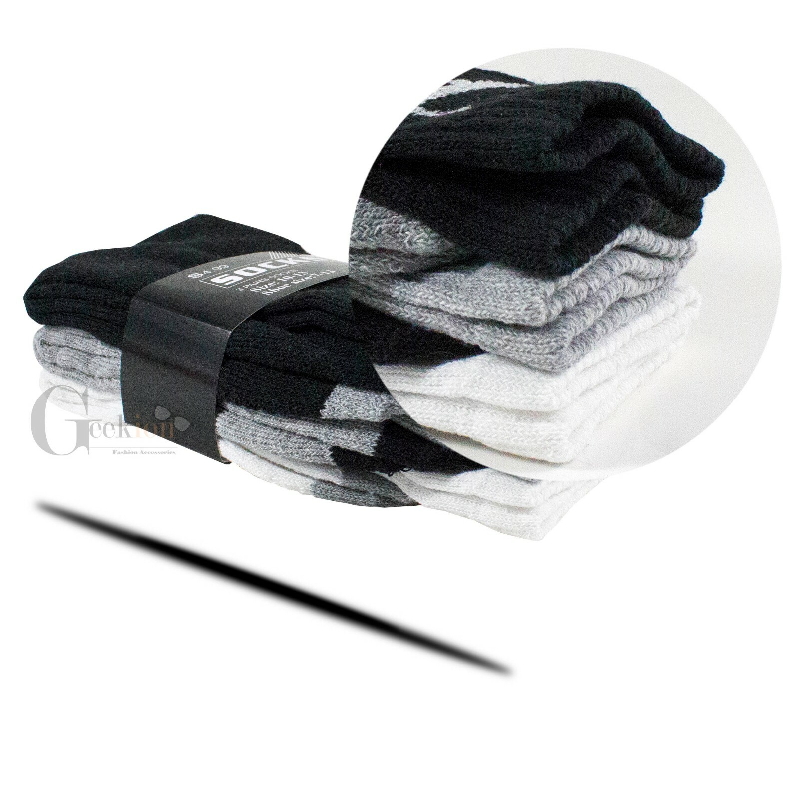 3-12 Pairs Mens Athletic Sports Cotton Comfort Work Crew Socks Size 9-11 10-13