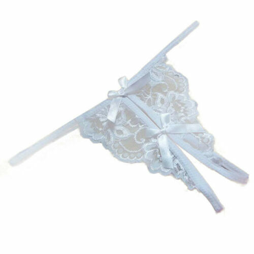 Sexy Women Lace Thong G-string Panties Lingerie Underwear Crotchles T-back