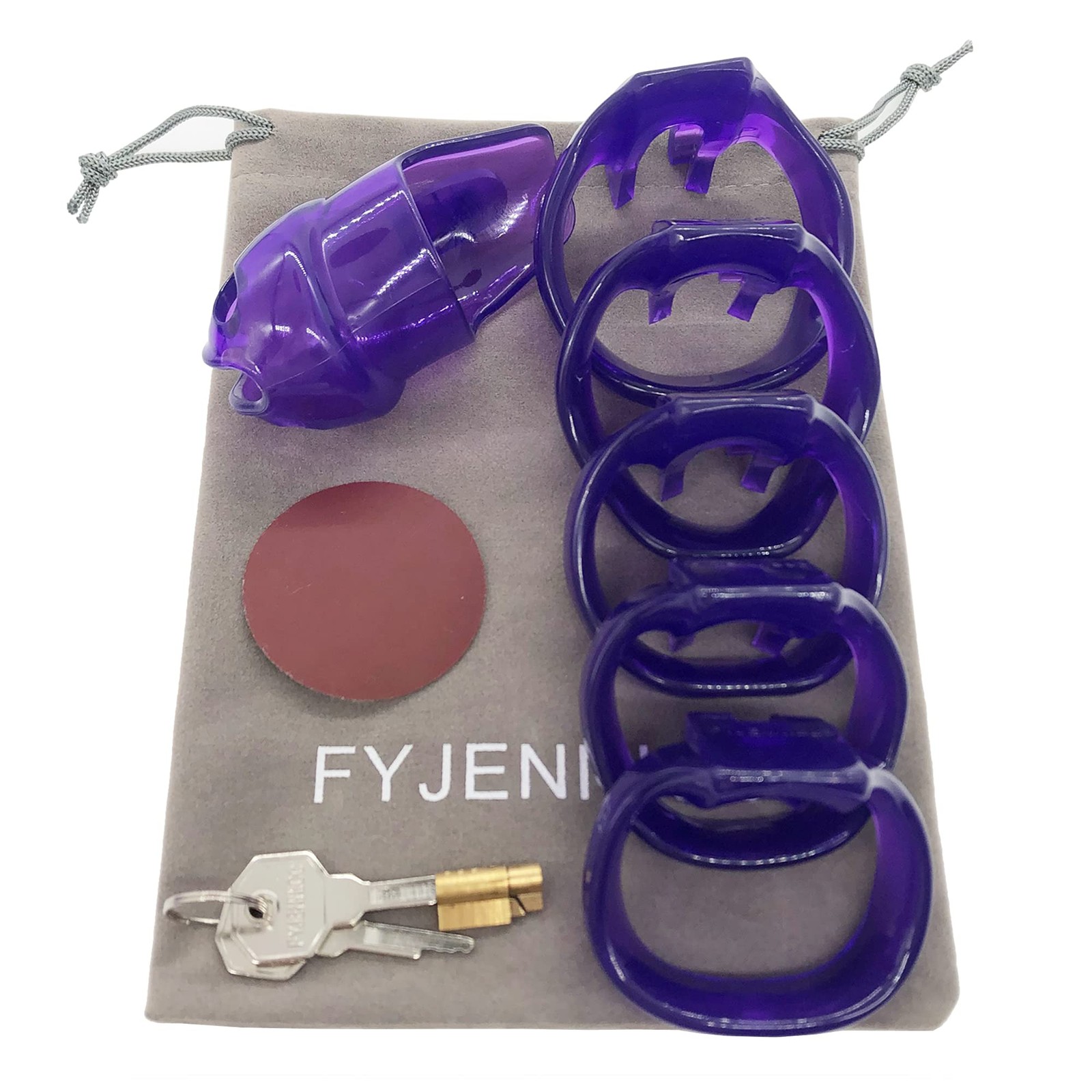 HTV4 Chastity Cage for Men | 5 Adjustable Wide Rings & 6 Colors | BeginnerFri…