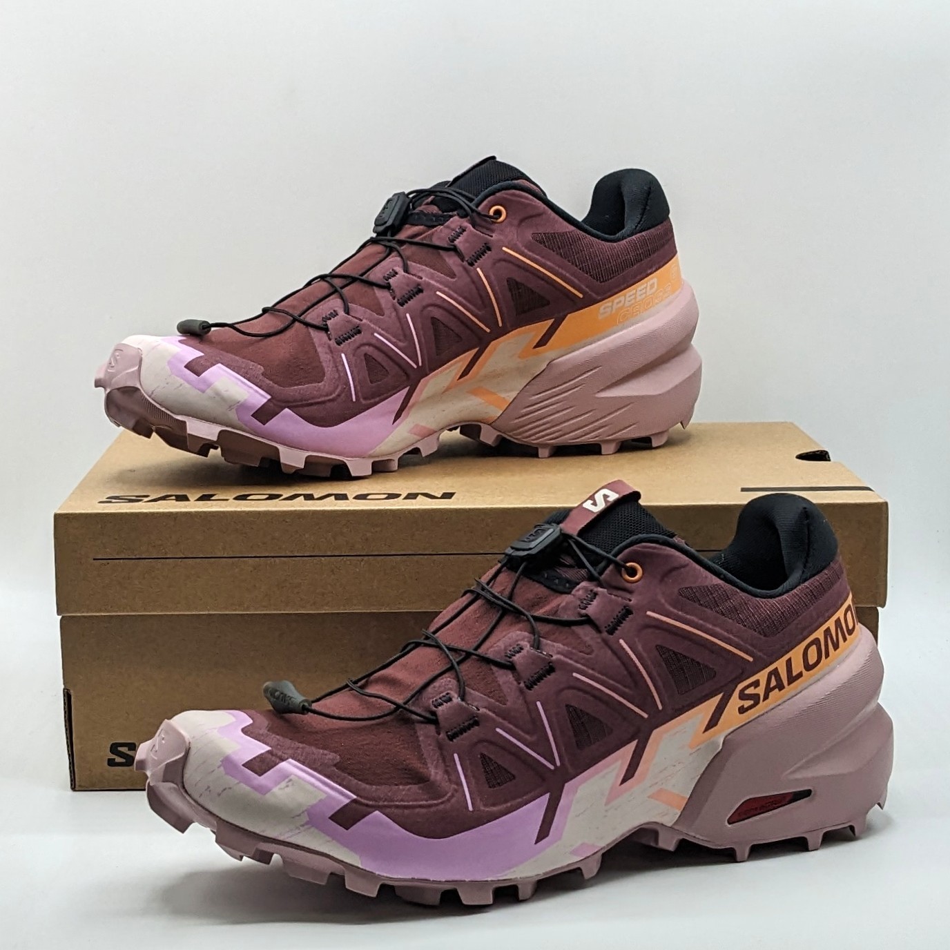 Salomon Speedcross 6 Women’s Moderate Terrain Running Shoe [Deauville Mauve] NEW