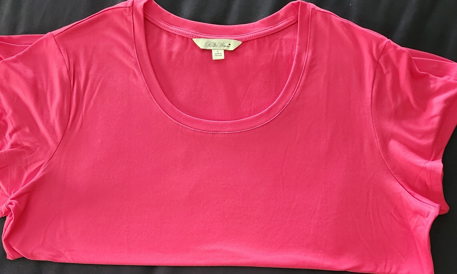 Pioneer Woman ~ Short Sleeve ~ Boat Neck TEE Shirt ~ BEETROOT ~ Size 1X (16W)