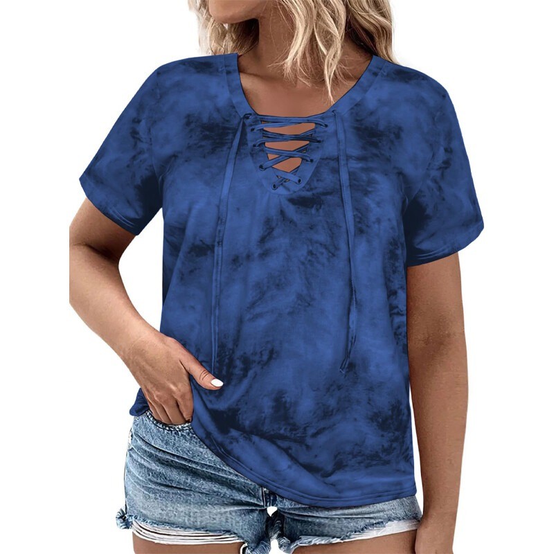 Plus Size Women’s Short Sleeved Comfortable Fabric Breathable T-Shirt Loose