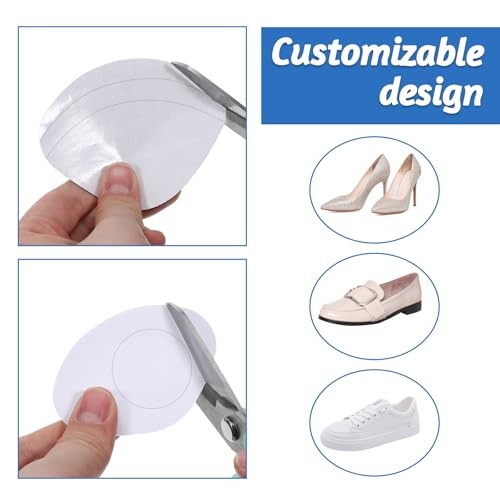 8PCS Shoe Heel Repair, Shoe Heel Patch, Self-Adhesive Sneaker Hole Patch Kit,