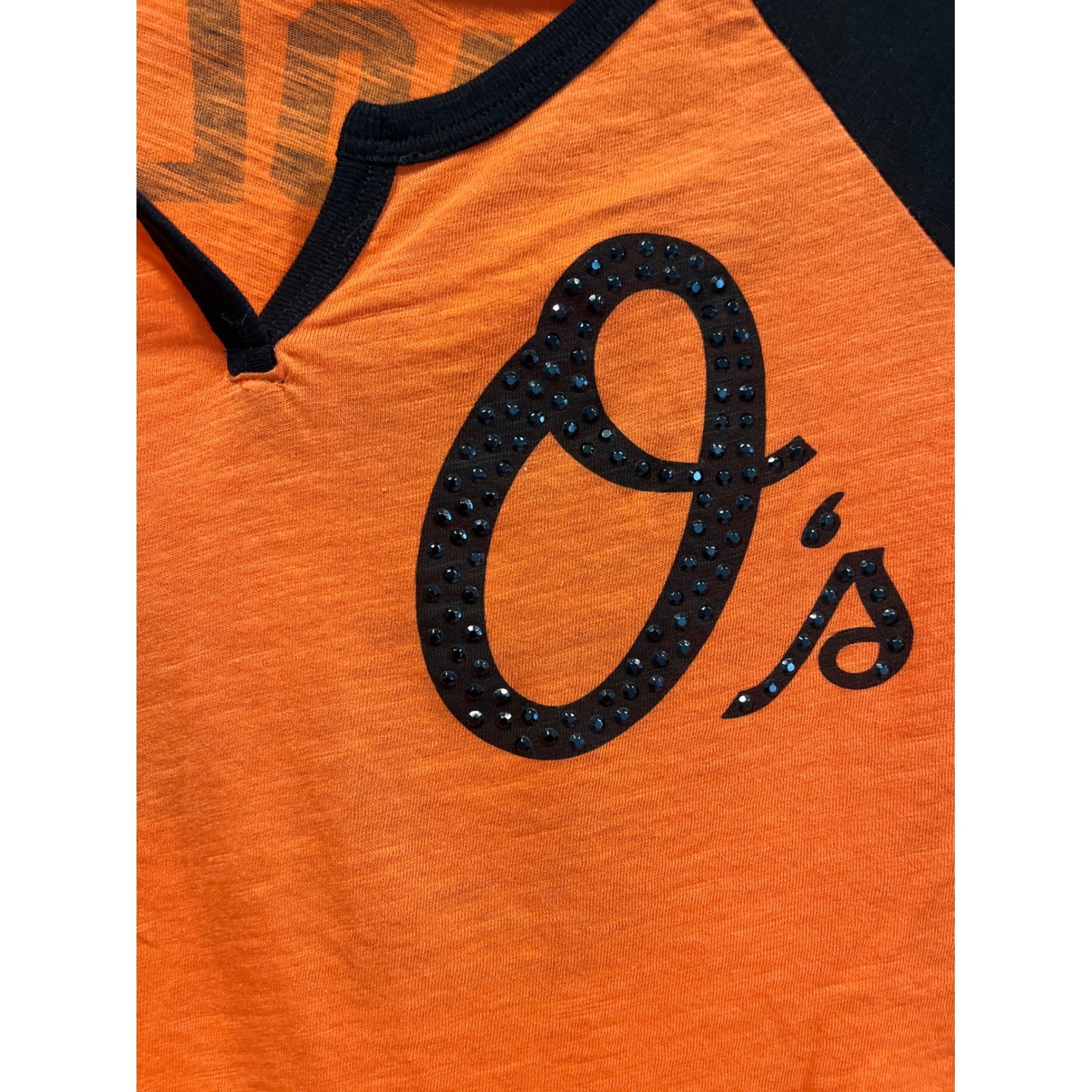 Pink Victoria’s Secret Baltimore Orioles Baseball Tee Orange Black XS 54 O’s