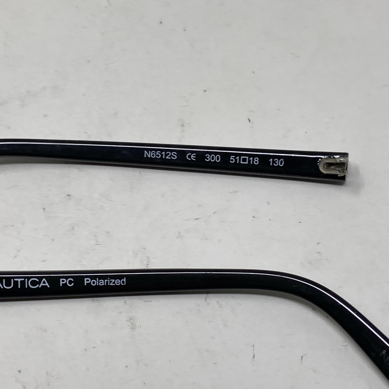 NAUTICA EYEWEAR N6512S 300 130mm BLACK TEMPLE ARM PARTS 121Y