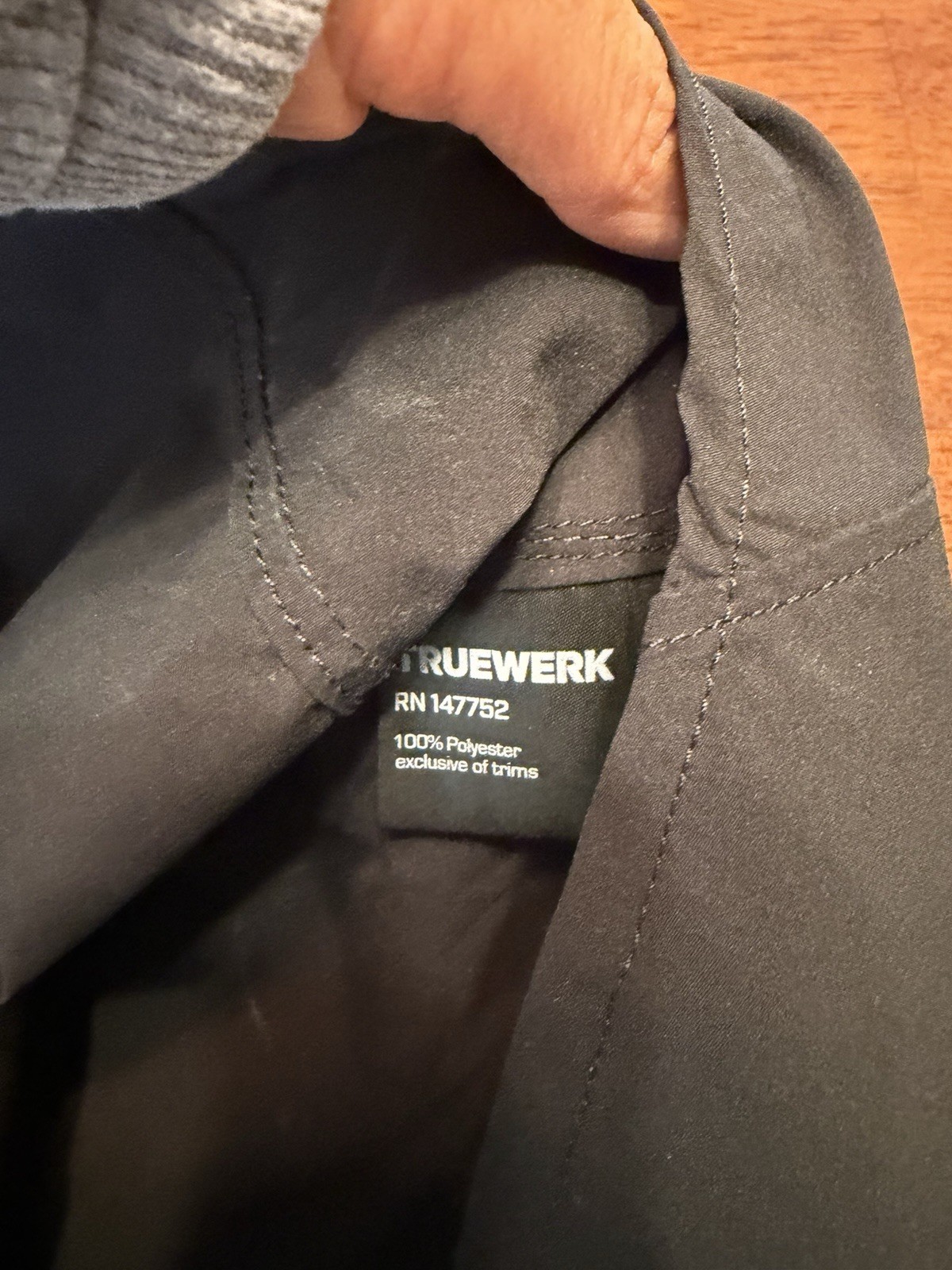 Truewerk Western Cloud Shirt Mens Medium Black Pearl Snap Up Work Performance