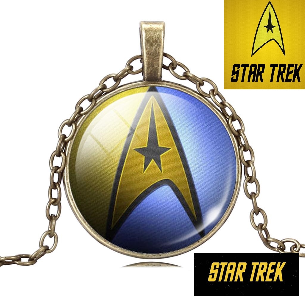 Star Trek Command pendant Original logo Antique Bronze color Collectible gift US