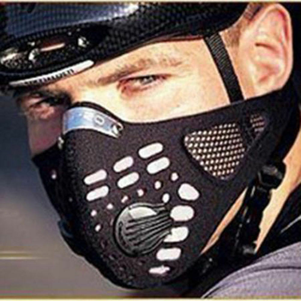 Cycling Face Masks Reusable Washable Carbon Filter Outdoor Sports Breathing Mask