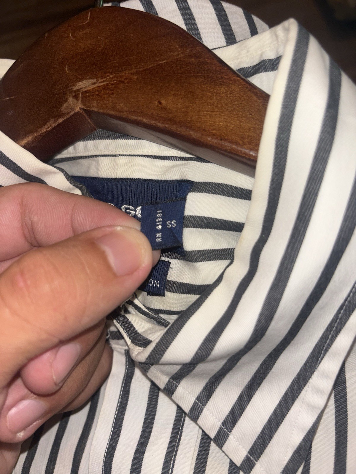 Polo Golf Ralph Lauren Lowell Sport Men’s M White/Gray Striped Non-Iron 32/33