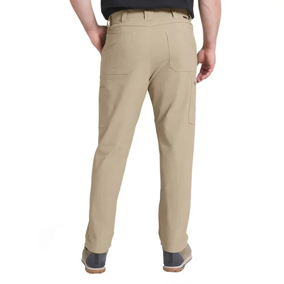 Wrangler Men’s Tech Cargo Pants Stretch Nylon Zip Pocket Work Utility New Tan