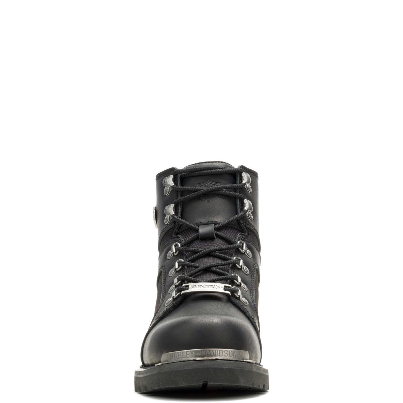 Harley-Davidson Edgefield D93885 Mens Black Leather Motorcycle Boots