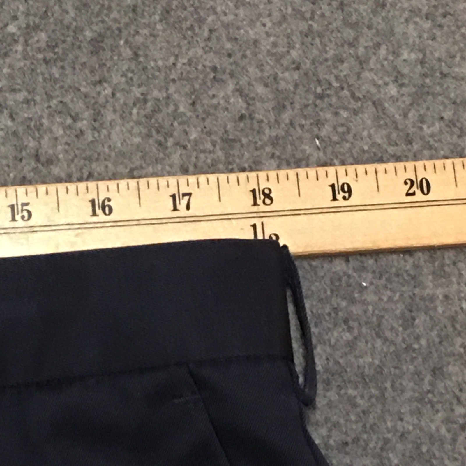 Dockers Collection Men 36×32 Dress Pants Navy Blue Flat Front Relaxed Fit Cotton