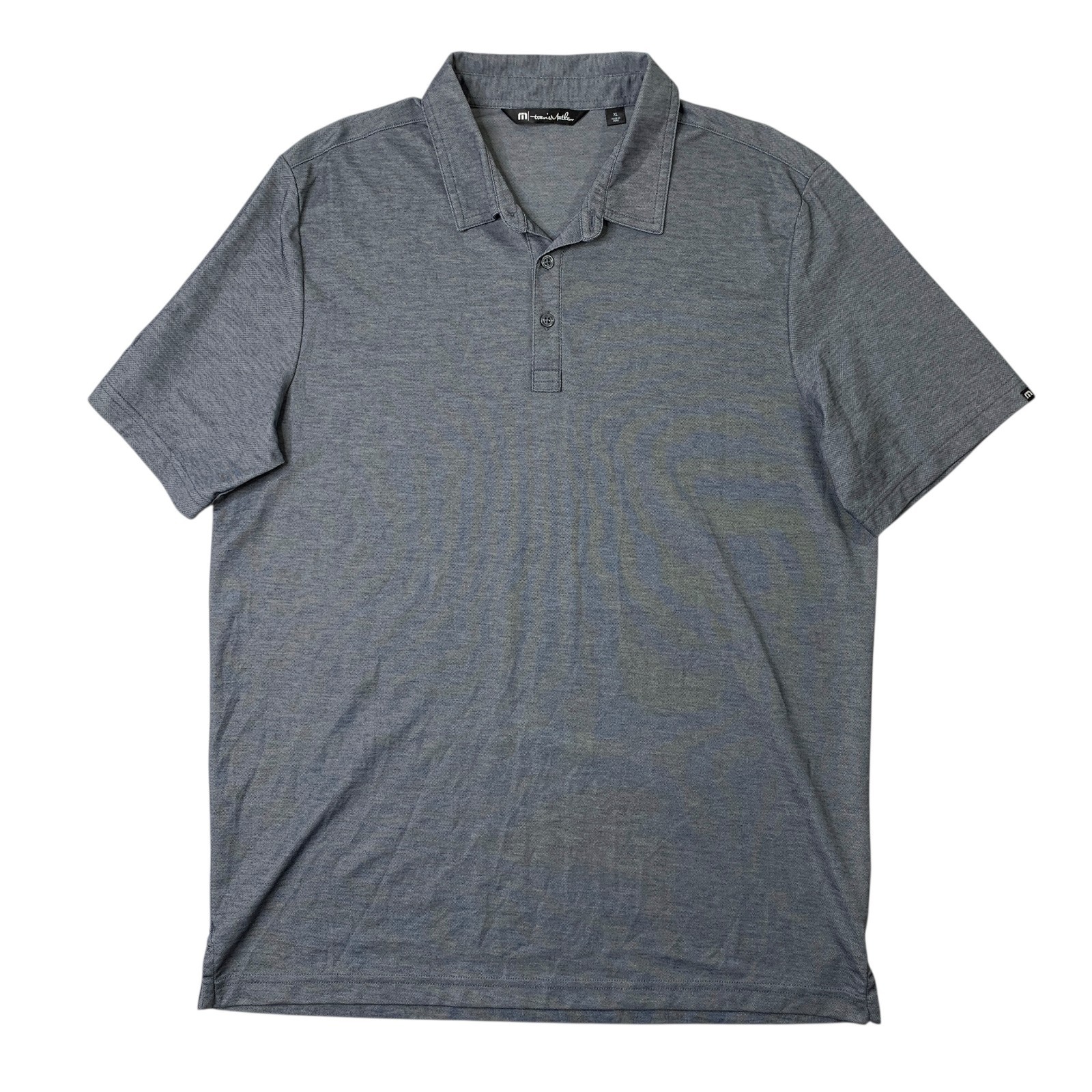 Travis Mathew Shirt Mens XL Extra Large Oceanside Heather Goldman Sachs Logo