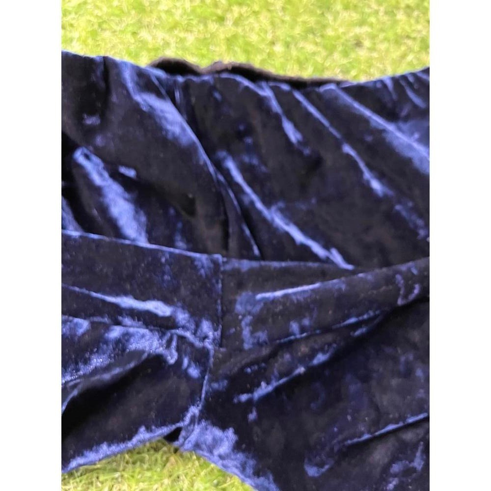 Vintage 90s Y2k Crushed Velvet Womens M Medium leggings