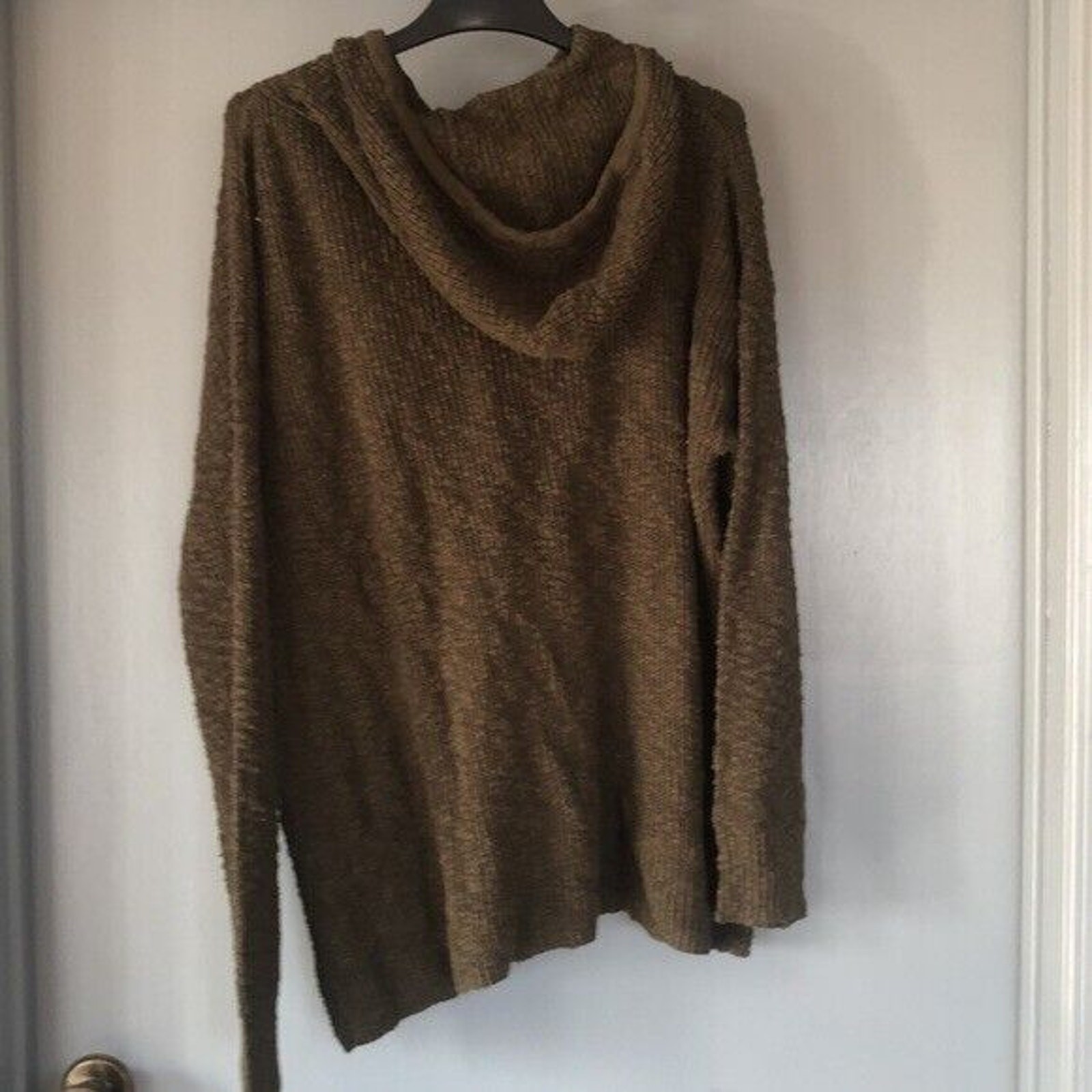 Natural Reflections Women’s forest green Cotton Blend Hoodie Sweater sz XL