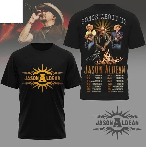 Jason Aldean Songs About Us Tour AOP 3D T-Shirt AA28