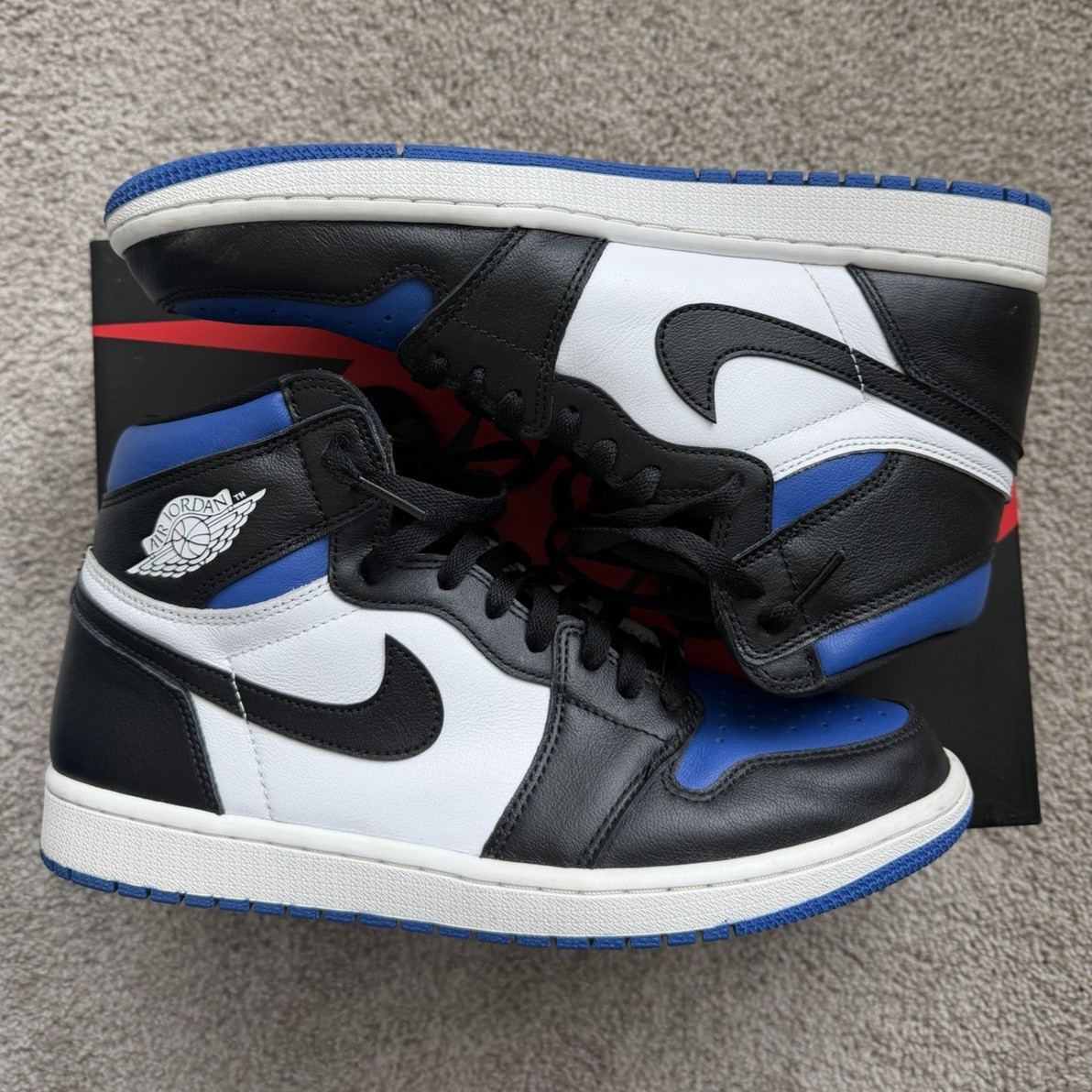 Jordan Air Jordan 1 Retro High OG Royal Toe Black/White/Game Royal 555088-041