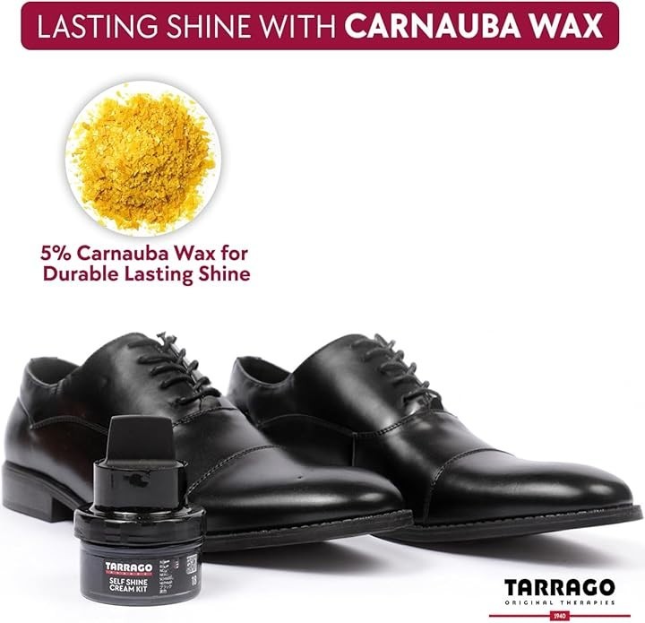 Tarrago Self Shine Cream Kit – Polish for Leather Shoes – Assorted Colors