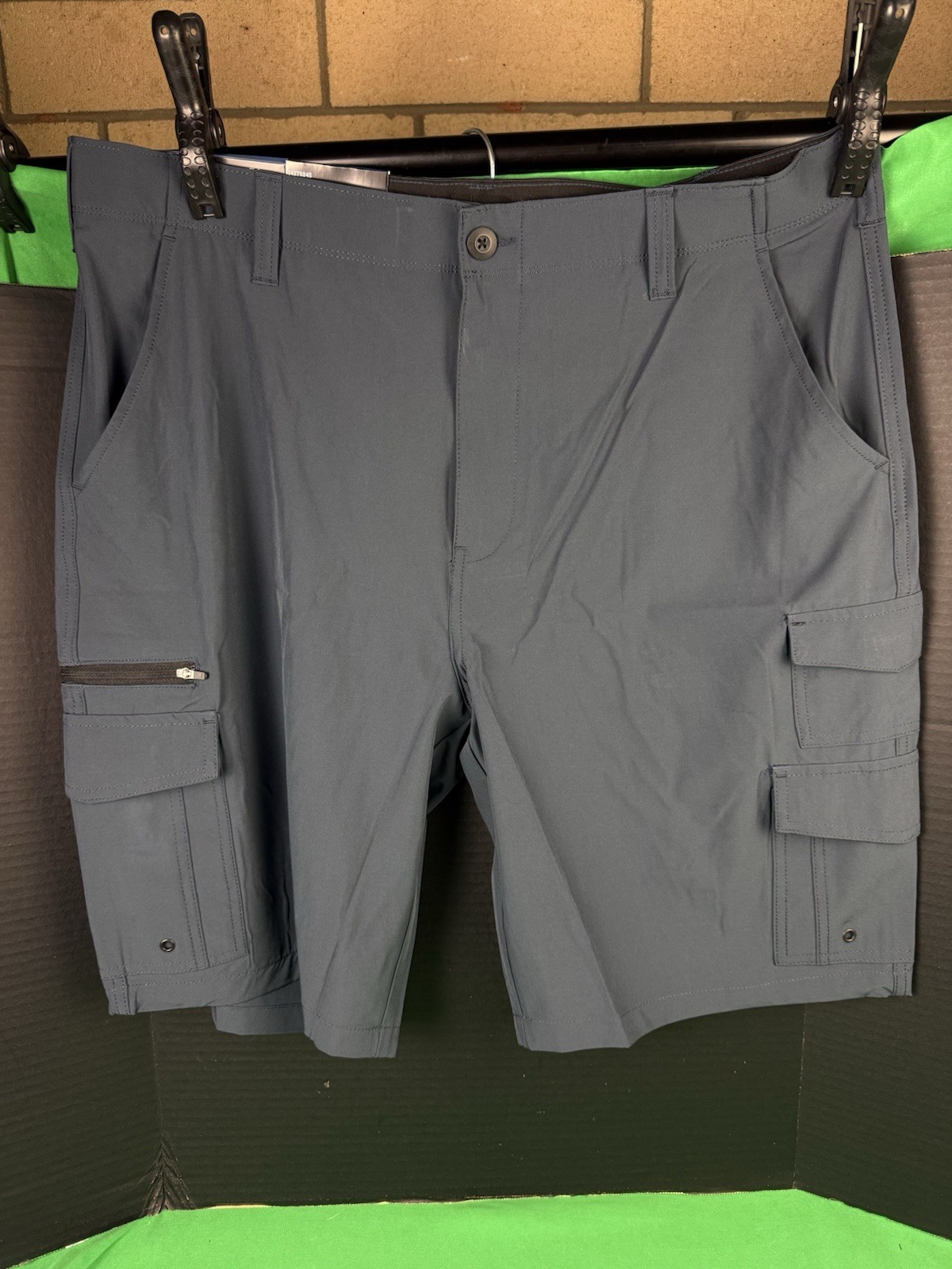 Iron Co Men’s Stretch Tech Short Size 32 Blue