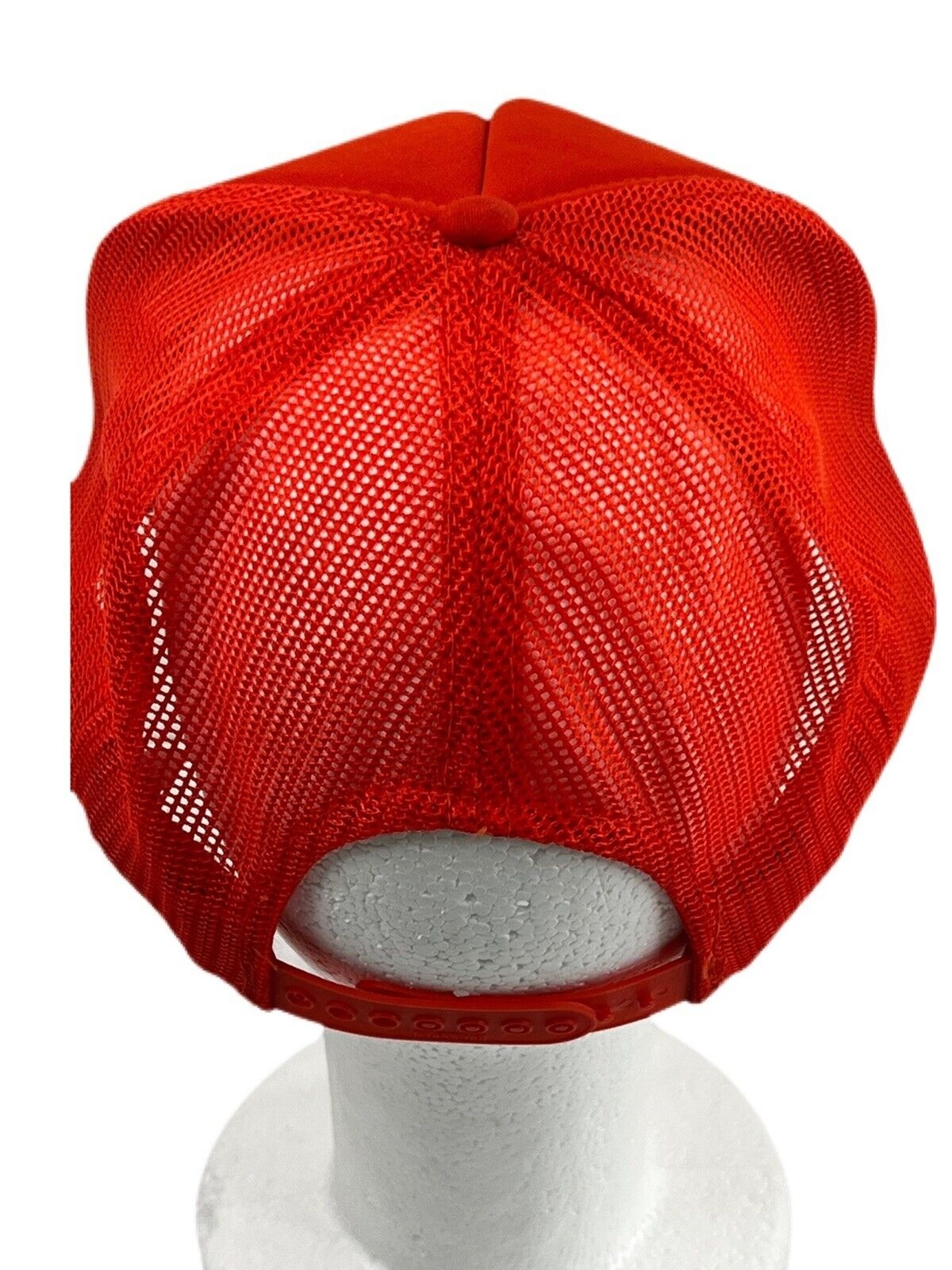 Vtg Broncos NFL Snapback Foam Trucker Hat Mesh Red “If You Don’t Love” Kiss My
