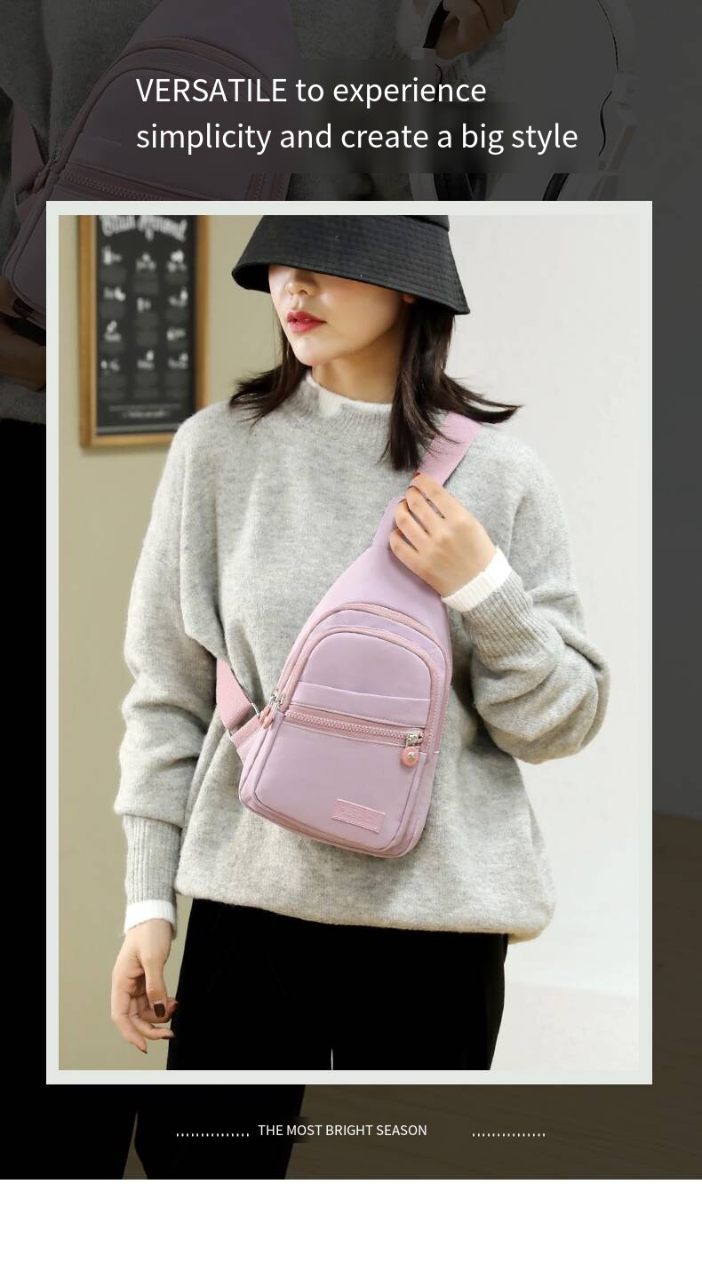 Crossbody Shoulder Bags Chest Sling Bag Fanny Packs Travel Sport Backpack Unisex