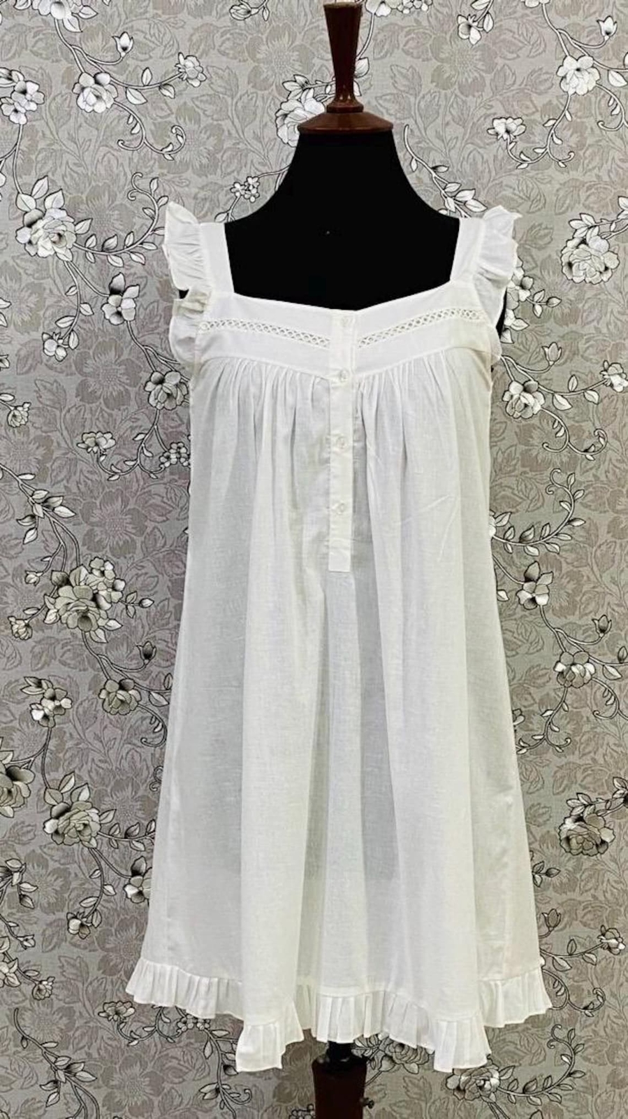 SoieRose 100% Cotton Victorian Nightgown – SR-1002