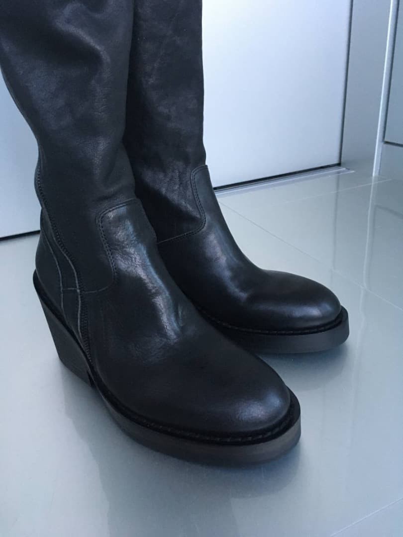 Women 6.0US Ann Demeulemeester Women Shoes Returns Accepted Knee High Long Boots