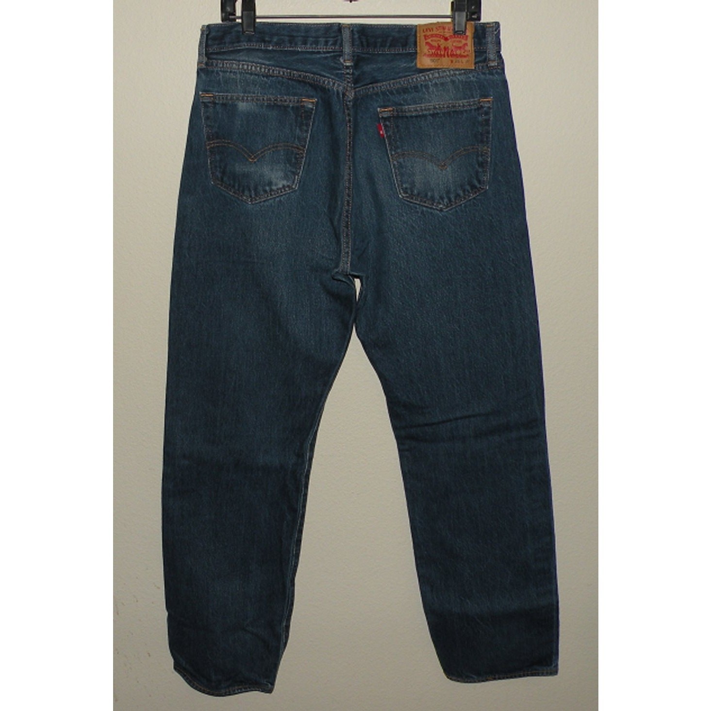 Levi’s 501 Button Fly Shrink to Fit Denim Jeans 34 x 32 (36 x 36) Blue Egypt #2