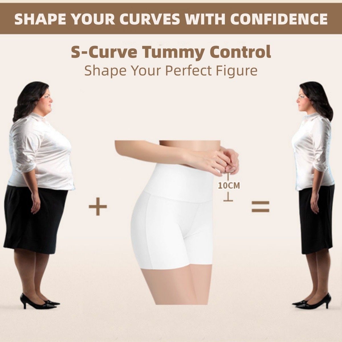 Women Butt Lift Safety Shorts High Waist Tummy Control Anti Chafing Panties US