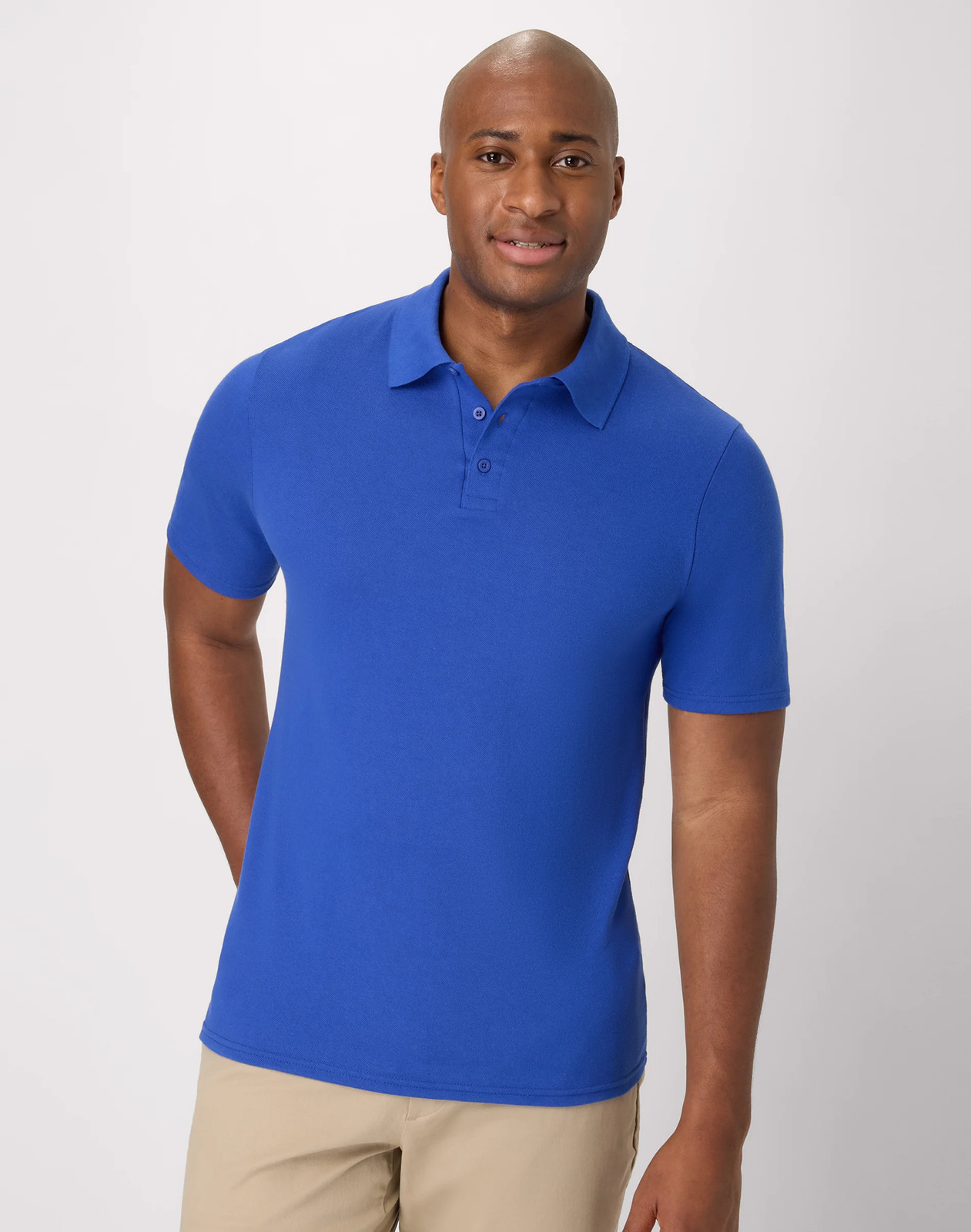 Hanes Men’s Pique Polo Shirt (Big & Tall Sizes Available)