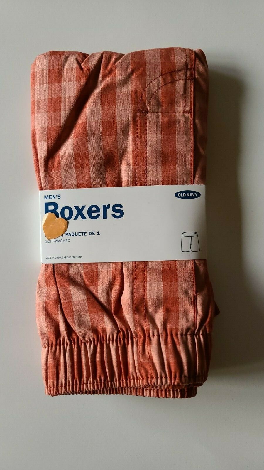 Old Navy Underwear Mens 1 Boxer Red Checks S M L XL XXL XXXL New