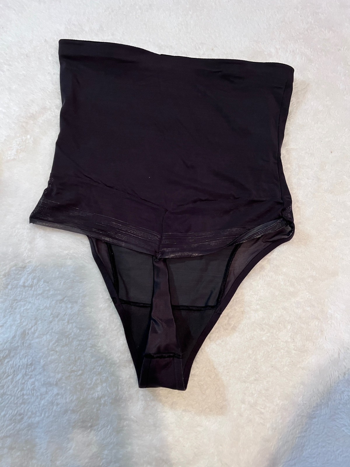 SlimShaper By Miracle Brands SZ XL High-Waist Black Shapewear Bodysuit