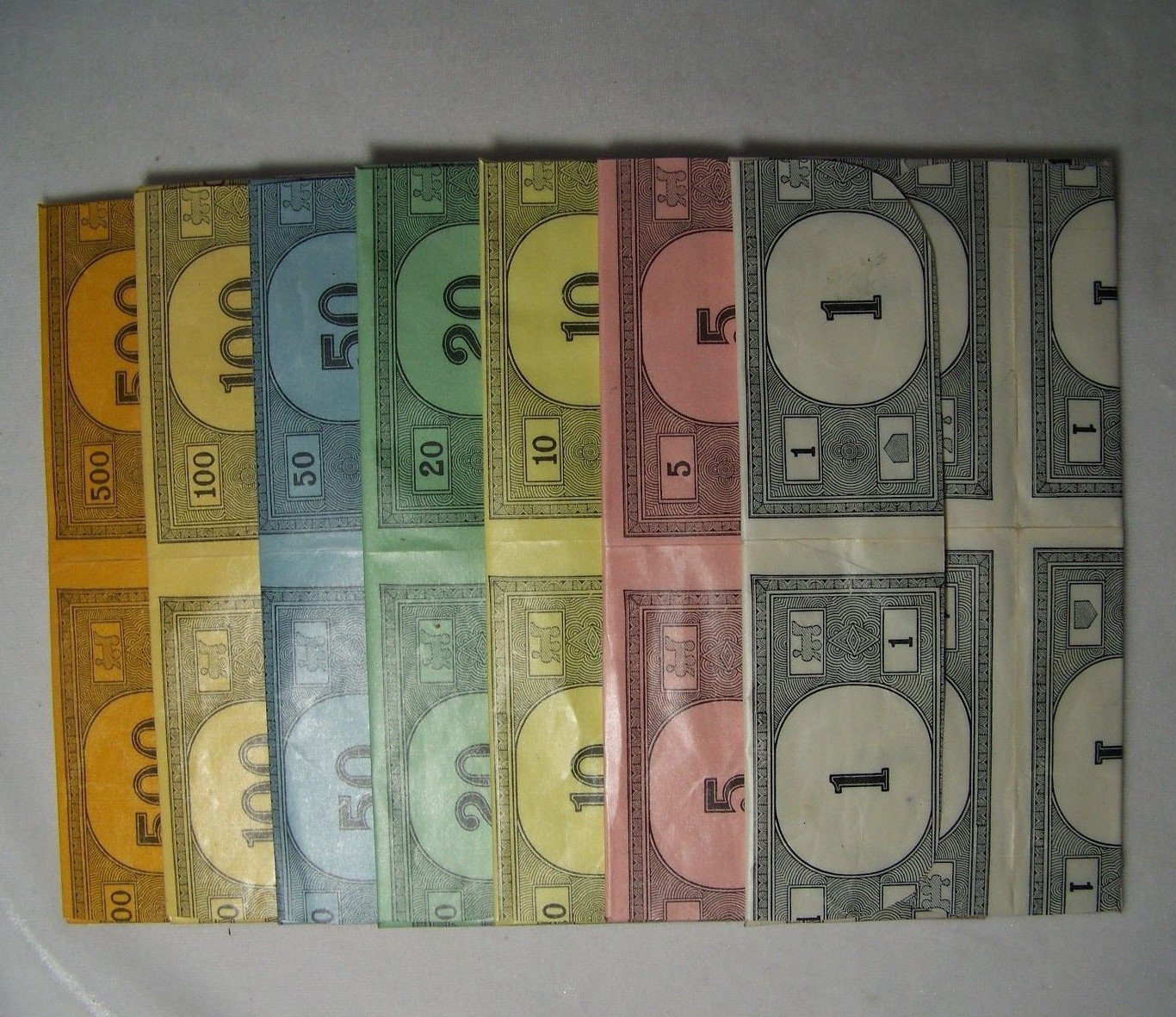 Vintage $1.00 Monopoly Money Wallet Crafted Billfold Board Game
