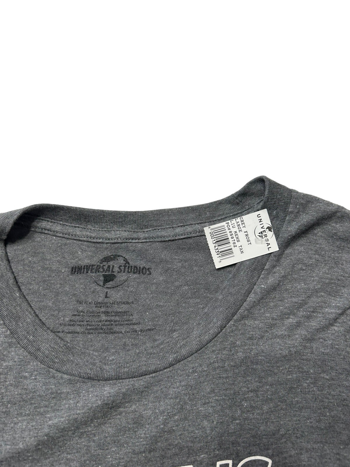 NEW Universal Studios Love Is Universal Pride Tank Top Grey Adult Unisex Large