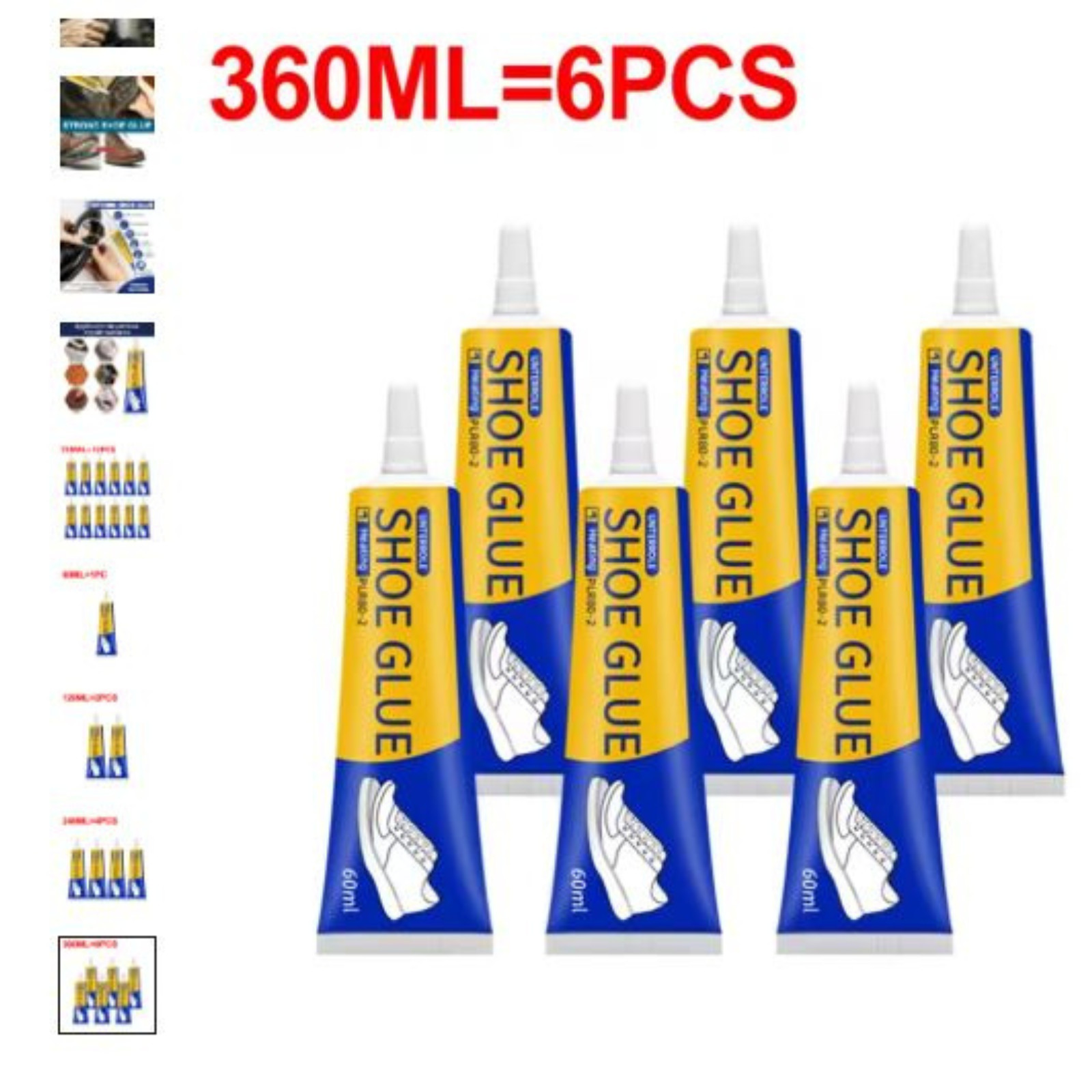 Shoe Repair Glue Waterproof Epoxy Resin Adhesive Sole Fix Leather Rubber Lot