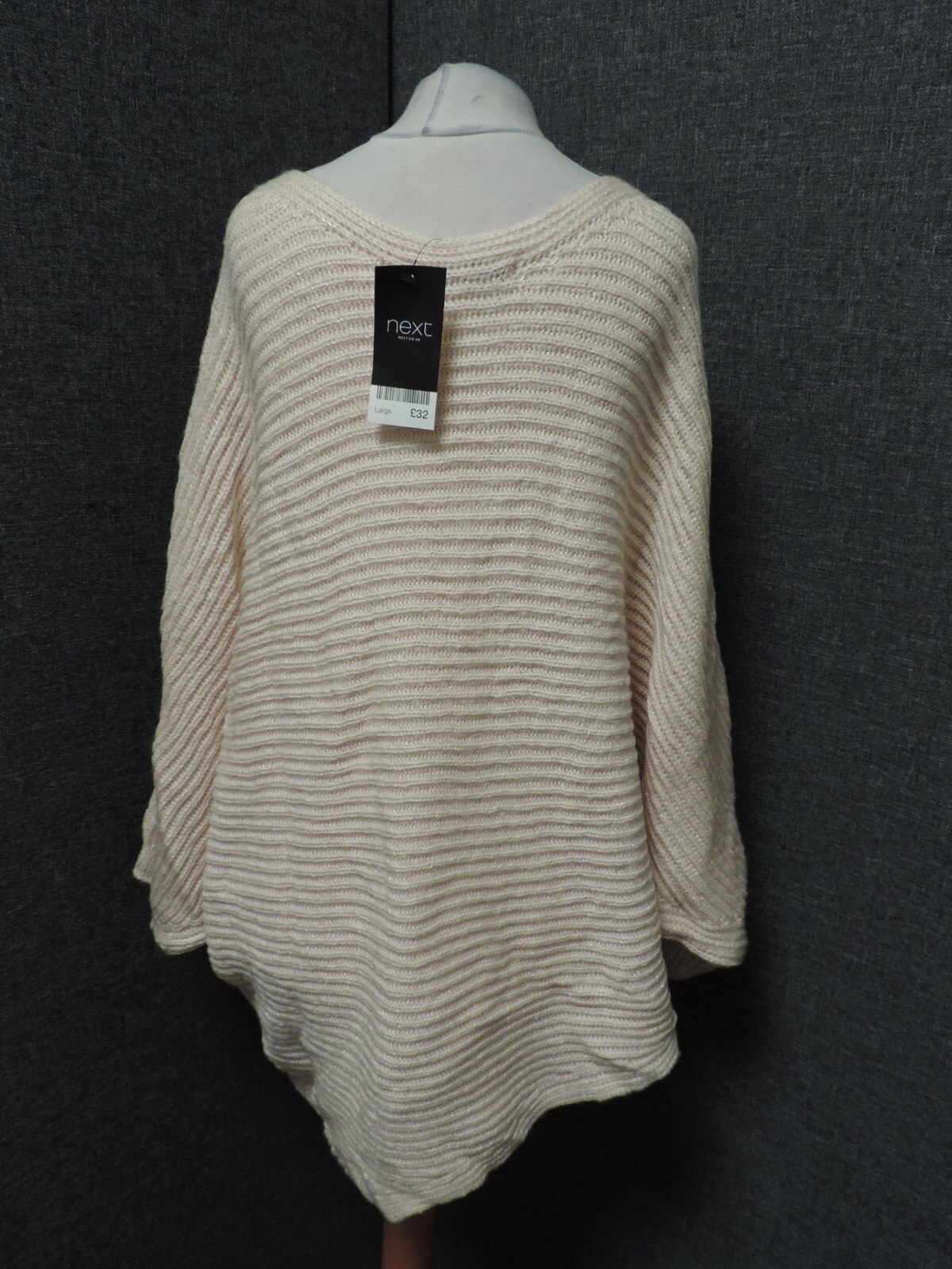 Next Chunky Knit Asymmetric Hem Jumper Large RRP £32 LN121 MM 11