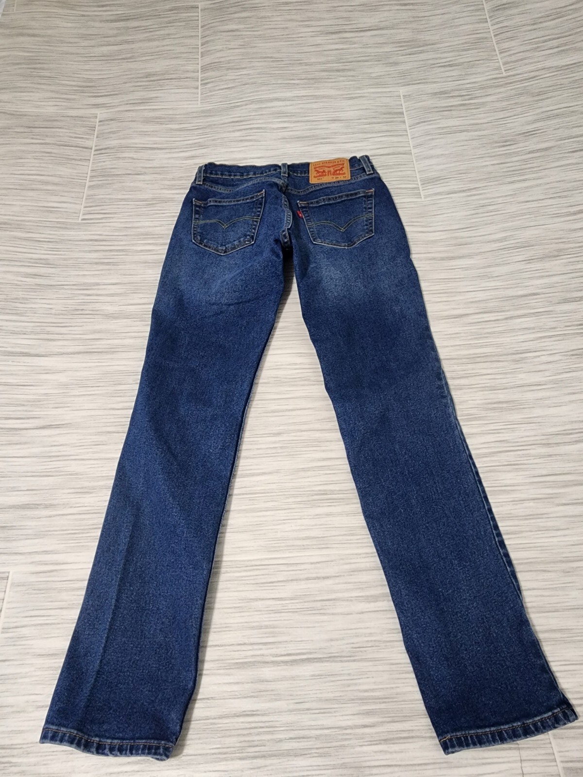 Levi’s 511 Slim Fit All Seasons Tech Blue Jeans Mens Actual Size 29 X 31 – M1663