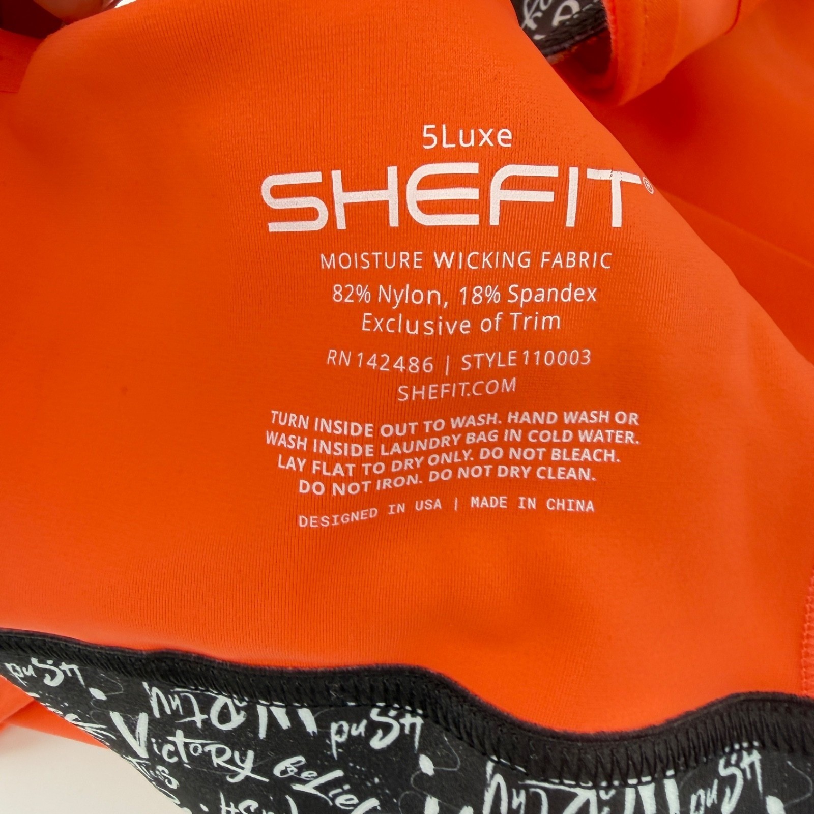 SHEFIT FLEX Believe Sports Bra Size 5Luxe High Support Athletic Fitness – NEW!