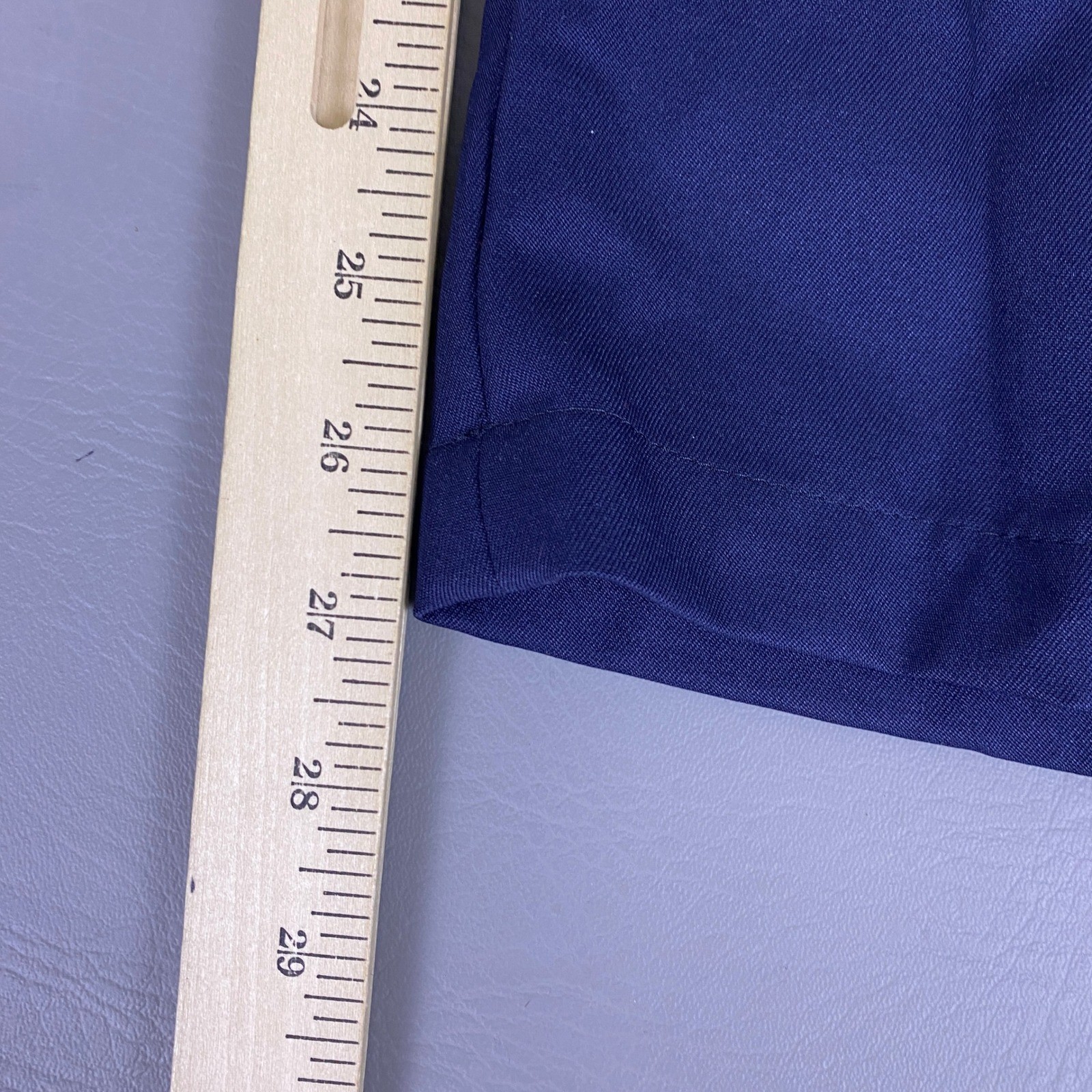 Oak Hill Dress Slacks Men’s 48×28 Big and Tall DXL Navy Blue Flat Front Trousers